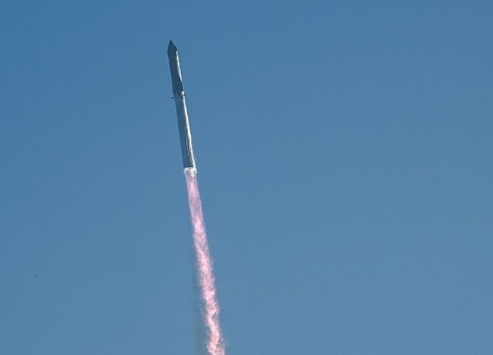 美國太空探索技術公司進行了“星艦”重型運載火箭的第六次試飛發(fā)射.jpg